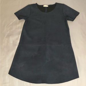 Altar’d State Faux Suede Short Sleeve Dress